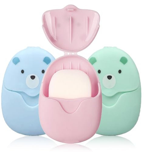 LUHOCIY 150 Pezzi Sapone in Fogli, Fogli di Sapone da Viaggio, Sapone da Viaggio Offrono Una Comoda Soluzione di Pulizia Una Tantum per i Viaggi All'aperto, Il Campeggio