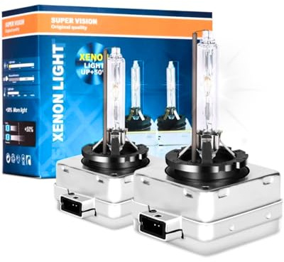 TT RP D3S Xenon Bulb Replacement HID Headlight Bulbs Replacement Headlight Xenon Bulbs 6000k 35w 12V Discharge Lamp IP68 Waterproof Design Pack of 2 (D3S 6k)