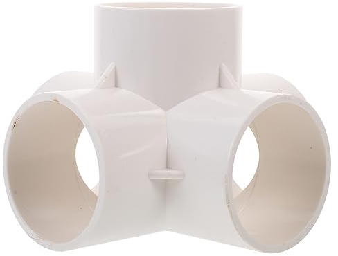 BUGUUYO 2piezas Accesorios De Pvc Conector De Vías Unidades Accesorios Para Invernadero Para De Almacenamiento y Jardinería