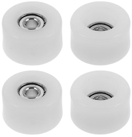 Uonlytech Fingerboard Räder Mit Kugellagern 4 Stück Skateboard-Zubehör Für Finger-Skateboard Leicht Zu Ersetzen Für Reparatur Und Montage Von Mini-Rollen