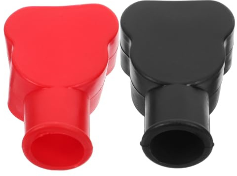 Toddmomy 2 Pezzi Cappucci Copricontatti Batteria per Batteria, Protezione e Isolamento in Gomma e Plastica per Auto e Moto