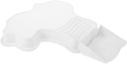 Abaodam Bassin pour Tortues avec Rampe D’Accès Plastique Sûr Inodore Grosse Taille pour Baignade et Repos Accessoire Aquarium Reptiles Bassin D’Eau pour Terrarium Polyvalent Facile à