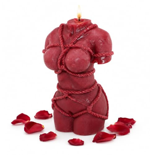 Massagekerze für Sex, Rote Tropfkerzen, Niedertemperatur BDSM-Kerzen | Siches Wachs für Kerzen 50-52℃, Romantische Erotik-Wellness & Massage, SM Sex Spiele für Paar, Valentinstag