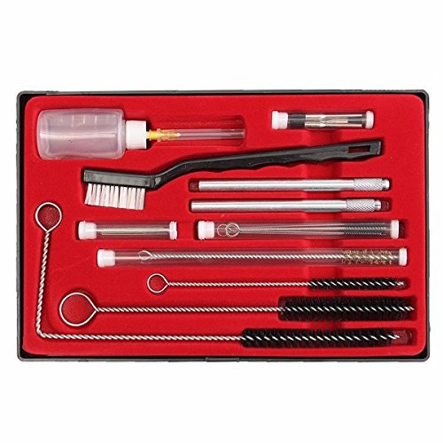 YONGYAO Spray ad Aria Caso Pulizia della Macchina Kit di Strumenti Pennello Pistola a spruzzo HVLP aerografo 23pcs