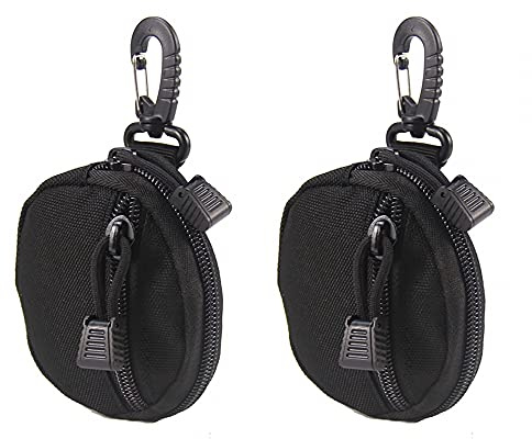 Tactical Coin Purse, 2 Stück Taktische Geldbörse, Hängende -Beutel mit Haken für Münz-Headset-Schlüsselanhänger