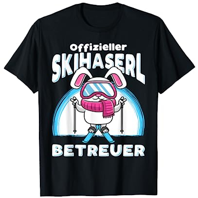 Offizieller Skihaserl Betreuer Skilehrer Skiurlaub Apres Ski T-Shirt