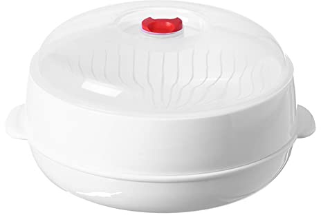 Yuemsh Practical Microwave Oven Dedicated Steamer, Steaming Basket Cooking