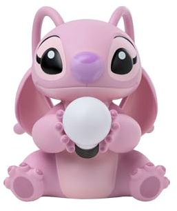 Paladone Angel Light - Lampada con licenza ufficiale Lilo e Stitch, regalo da collezione Disney, decorazione notturna per comodino, camera da letto
