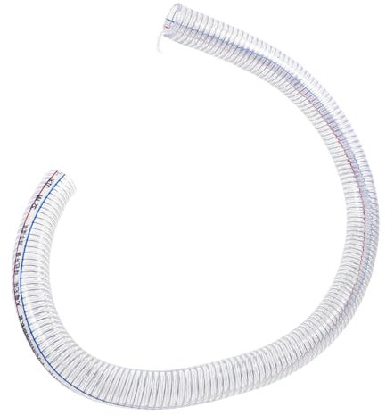 WOONEKY Pvc-spiralschlauch Mit Stahldrahtverstärkung Flexschlauch Für Industrie Landwirtschaft Und Pumpenanwendungen Durchsichtiger Kunststoffschlauch Für Wasser Und Öl