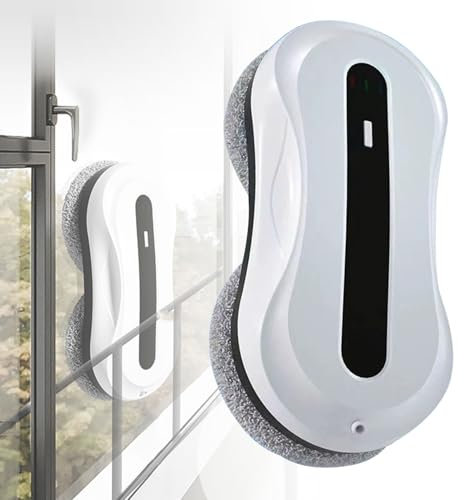 Robot limpiacristales, robot limpiador de cristales inteligente con potente succión de 5600 Pa, robot limpiador automático de cristales con pulverizador de agua, control remoto, para ventanas