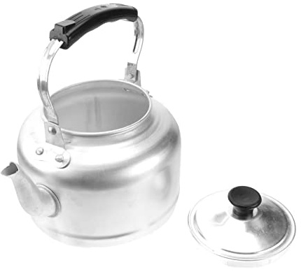 COLLBATH Hervidor Retro de Aluminio Asa Aislante y Gran Capacidad para Cocina de Gas, Tetera Espesa Adecuado para Amantes del Té en Casa