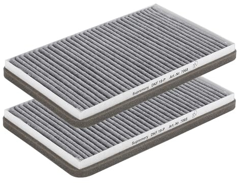 Supremery 2 x activated carbon filters compatible with Miele cooker hoods DKF 19-P odour filter with activated carbon