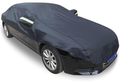 Halbgarage Auto Abdeckplane Halbgarage Für VW Touareg,Wasserdichte Halbgarage,Staubdicht Mit UV Schutz Wetterfeste Auto Abdeckplane Schützt Vor Frost Schnee Und Sonne,Autoabdeckung All Weather Light(S