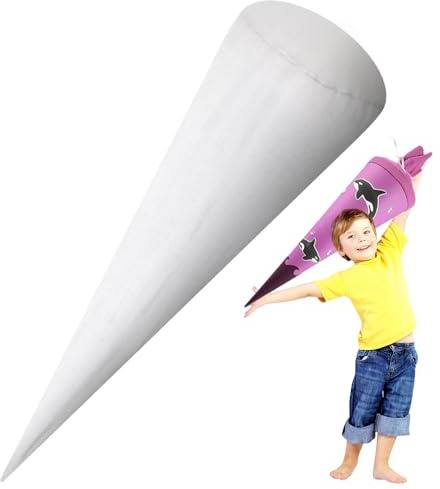 YANGUN Kissen Schultüte 70 cm, Schultüte Kissen Füllung, Zuckertüte Innenkissen zum Befüllen, Kissenfüllung für Schultüten, für Mädchen Jungen Schulkinder Schule Kindergarten
