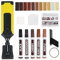 Réparation Rayures Parquet | Réparation De Rayures Sol Stratifié 11 Couleurs - Marqueur Peinture Étanche Solution Peignable pour Meuble Sol Armoire Rénovation Salle de Bain Cuisine Salon