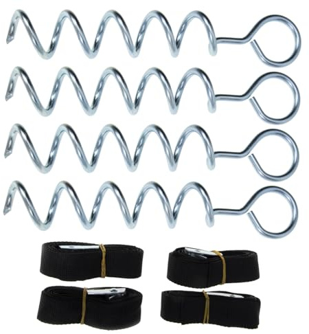 SUPVOX Piquets De Tente Spirale pour Ancrage Sol Piquets Portables pour Tente Et Gazon Synthétique Accessoires De