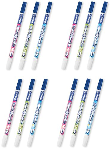 Pelikan Tintenlöscher Super Pirat, Set mit 12 Tintenkillern, Strichstärke B (breit)