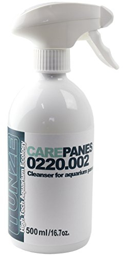 TUNZE Care Panes 500 ml | Effektiver Aquarienscheiben & Glasreiniger | optimale Aquarienpflege I Reinigungsmittel für Glas, Plexiglas, Kunststoff, Metall, Holz | Reinigung von Aquarien & Zubehör