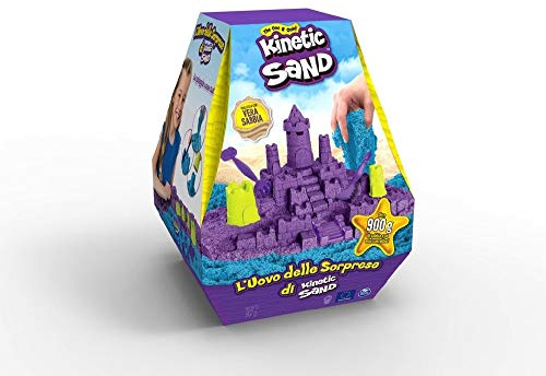Kinetic Sand, Uovo delle Sorprese, Confezione con +900 Grammi di Sabbia e Accessori, dai 3 Anni - 6058628