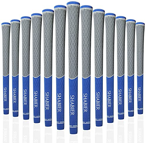 SHABIER Set di impugnature da golf multicomposte, confezione da 13, in gomma ad alta trazione e feedback (13 pezzi)