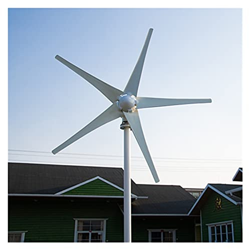 PAKLIF Aerogenerador Los generadores de energía alternativos de 400W Vienen con el Controlador de Carga Opcional 12V 24V Generador de turbina eólica (Color : Free Controller, Size : 3 Blades_12)
