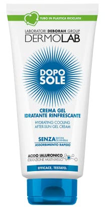Dermolab - Crema Gel Doposole Idratante Rifrescante, per Tutti i Tipi di Pelle, Ripristina la Naturale Elasticità della Cute dopo l'Esposizione al Sole, Dermatologicamente Testato, 300 ml