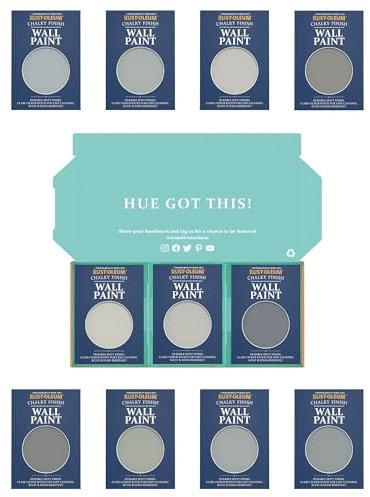 Rust-Oleum Wall Paint in Chalky Finish - Dusky Greys Tester Box