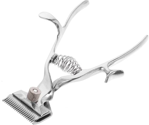 Beavorty Tondeuse Manuelle Ultra-Silencieuse Pour Animaux De Compagnie - Rasoir Ergonomique En Acier Inoxydable Pour Chien Et Chat, IdéAle Pour Toilettage Et Collection