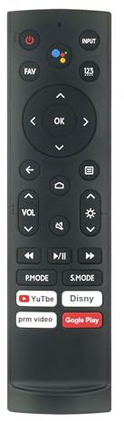 Télécommande de Remplacement AULCMEET ERF3AA90H Compatible avec Le projecteur de cinéma Laser Hisense 4K HDR PX1-PRO (PX1G)