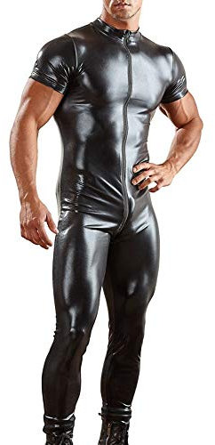 Generisch Siam Nissy Unterhose Unterhose mit Reißverschluss Boudoir Dessous (Black, XL)