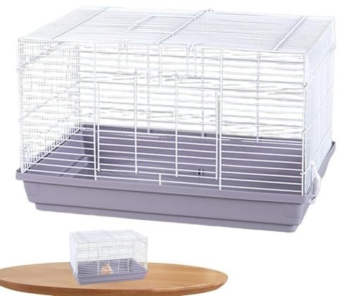 Rrlihjgu Hedgehog Cage, Chinchillakäfig | Großer Hideaway Hideaway Gerbil Home - Zubehör für Haustiere, Chinchillakäfig mit abnehmbarem Boden zum Schlafen