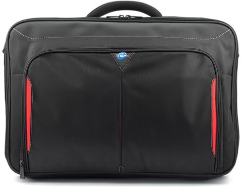 SIMPLETEK - Maletín Classic+ CN414EU | Compatible con Dell - para Notebook, ultrabook, portátil 12-14.3 | 328573 | Negro (Reacondicionado), Negro , Talla única