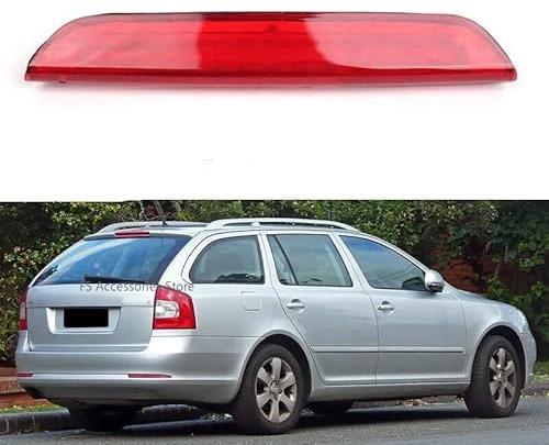 Bremsleuchte,Dritte Bremsleuchte Rotes hinteres mittleres hochgestelltes drittes Bremslicht, Bremsleuchte 1Z9945097C. Passend for Skoda Octavia Mk2 Kombi 2004–2013, 1Z9945097.