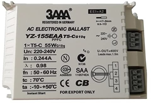 LPMPCZKZGF Ballast électronique 220V AC G10q redresseur de Lampe Fluorescente for Tubes annulaires de Lampe à Anneau T5 Ballast