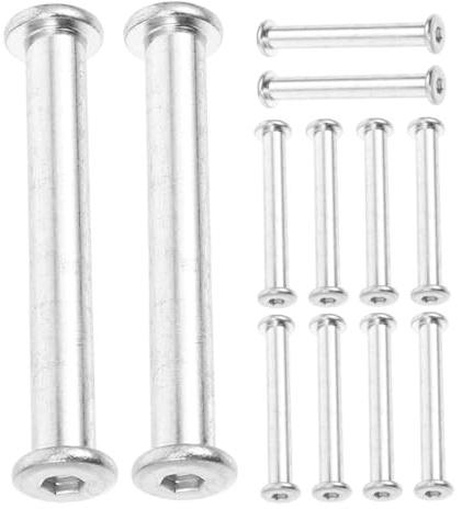 Toyvian 12pièces Vis de Fixation pour Pied de Parasol de Terrasse Remplacement pour Vis de Rechange Boutons de Serrage Manuels