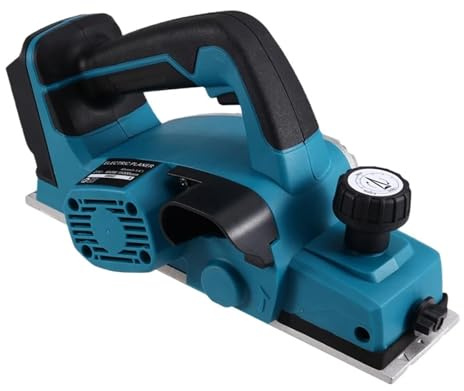 Hookurity Raboteuse électrique portative sans Fil Raboteuse électrique sans Fil et sans balais, alimentée par Batterie Lithium Rechargeable 18 V