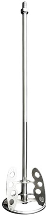 Generic Asta Miscelatore Cemento Mescolatore Vernice Frusta Miscelazione Inox Impugnatura Comoda Accessorio Miscelazione Adatto per Cantieri Ristrutturazioni, M14