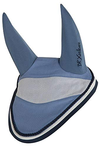 BR Fliegenhaube Fliegenohren Fliegenschutz Xcellence elastische Ohren (Warmblut, English Blue)