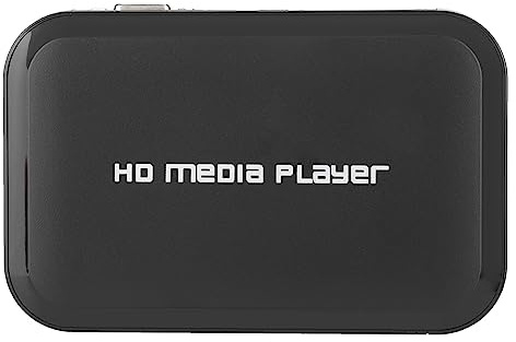 Lazmin 1080P HD HDMI USB-Multimedia-Player, Tragbarer -Auto-Player mit Fernbedienung Player Netzwerk-Video-Festplatten-Player 100-240V(# 2)