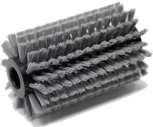 Grizzly Tools Kunststoffbürste mit weichen Borsten Universalbürste Metall Fugenbürste zur Entfernung von Unkraut Moos und Schmutz für Stein Beton Holz (Kunststoffbürste groß)