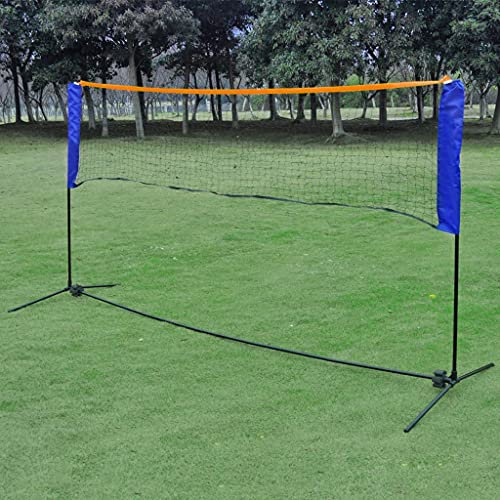 Susany Badmintonnetz Set mit 3 Bälle Federballnetz Volleyballnetz 500 x 155 cm