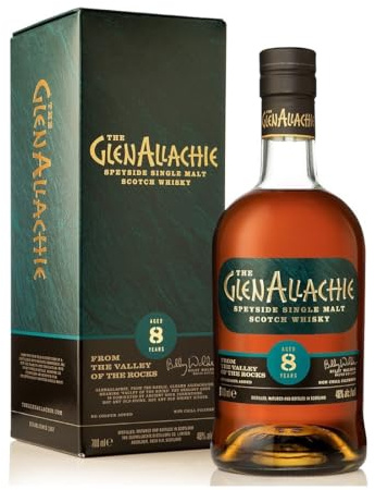 The GlenAllachie 8 Years Old Speyside Single Malt 46% Vol. 0,7l in Giftbox