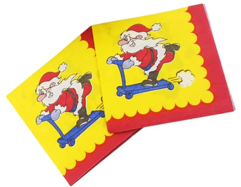 COLLBATH Weihnachtsmotiv Servietten Pro Packung Bunte Druck-dinner-papier-taschentücher Für Party Restaurant Dekoration