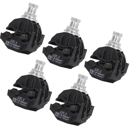 Connettore Perforante Isolante, 5 Pezzi Morsetto Perforante Anti-pelatura, 1, 1KV, Connettore Diramazione Principale, 1, Ideale per Progetti di Alimentazione Nell'illuminazione