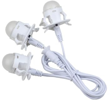 LEMAX-Kette aus drei LED-Leuchten, L-Typ-Eingang, 3 U-Typ-Ausgänge, 100 cm