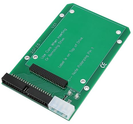 ASHATA 2,5 Zoll auf 3,5 Zoll SATA HDD SDD 44Pin IDE Konverterkarte, CF auf IDE Festplatte SSD Konverter Adapter für Desktop 2,5 3,5 Festplattenlaufwerk