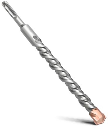 MOXPIFY 16 punte per trapano SDS Plus da 260 mm, con doppia vite, per cemento, pietra, pietra naturale