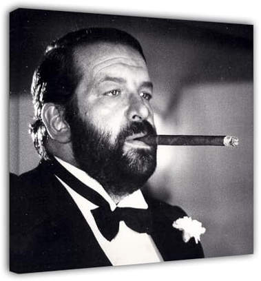 Bud Spencer - Charleston Zigarre - Leinwand (60x60x2cm)