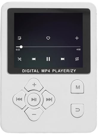 Reproductor MP3 con Bluetooth, Reproductor de Música Portátil HiFi con Sonido sin Pérdidas, Reproductor MP3 MP4 con Auriculares, Reproductor de Música Digital Compatible con
