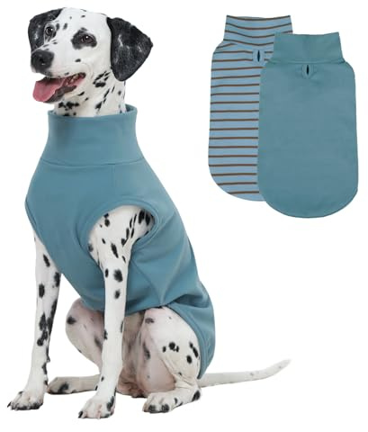 LeleTail Hundepullover mit Rollkragenpullover, für den Winter, Herbst, Hundekleidung, Mantel für Hunde, Jungen und Mädchen, Haustier-Sweatshirt, Fleece-Weste für Labrador Retriever, Australischer